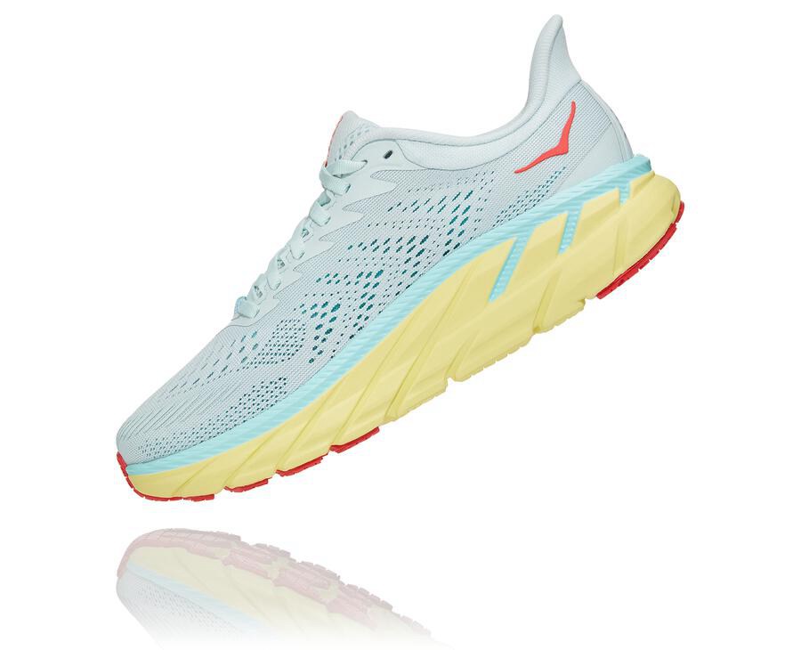 Tenis Hoka One One Feminino Azuis - Clifton 7 - 827-NDFVTJ